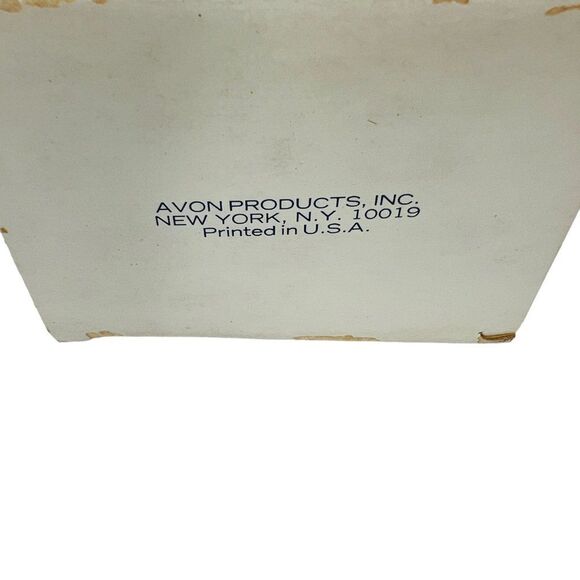 Vintage Avon Delft Blue Floral Pitcher, Bowl & Cup Skin So Soft with Boxes - Picture 12 of 16